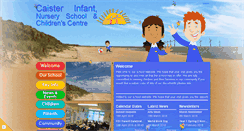 Desktop Screenshot of caisterinfant.co.uk